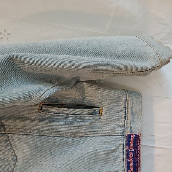 Vintage Breaker Jeans Blue Jacket - Picture 6 of 7